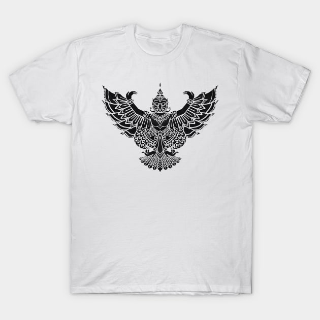 Garuda - King of Birds (Light) T-Shirt by MythoCulture